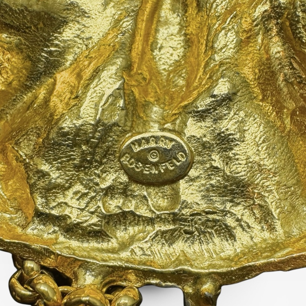 HARRY ROSENFELD Rare Vintage Figural WOLF Head Pendant Necklace - Picture 12 of 12